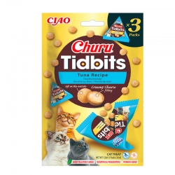 Churu Tidbits Snack para Gatos Bolitas Dos Capas Receta de Atún