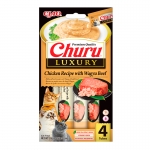 Churu Luxury Snack Cremoso para Gatos Receta de Pollo y Wagyu