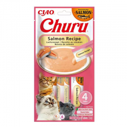 Churu Snack Cremoso para Gatos Receta de Salmón