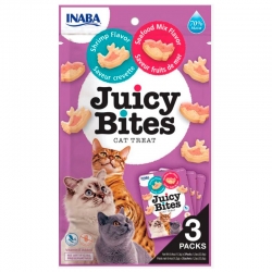 Churu Juicy Bites Snack para Gatos Premios de Gamba y Marisco