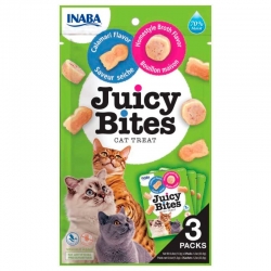 Churu Juicy Bites Snack para Gatos Premios de Calamar y Caldo