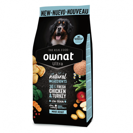 Ownat Ultra Low Grain Maxi Adult Pienso para Perros Maxi