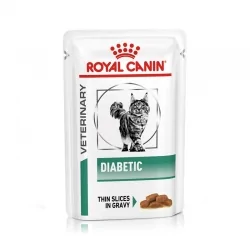 Royal Canin Veterinary Diabetic Comida Húmeda para Gatos Finas Láminas en Salsa