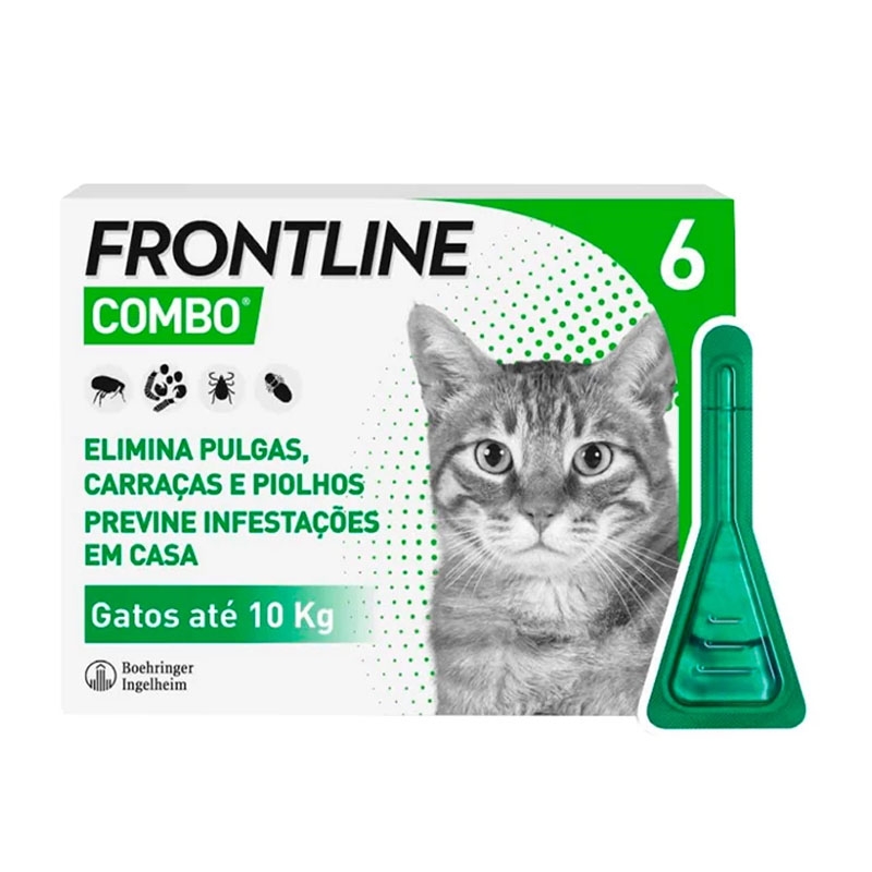Frontline Combo Pipetas Antiparasitarias Para Gatos 6 Pipetas