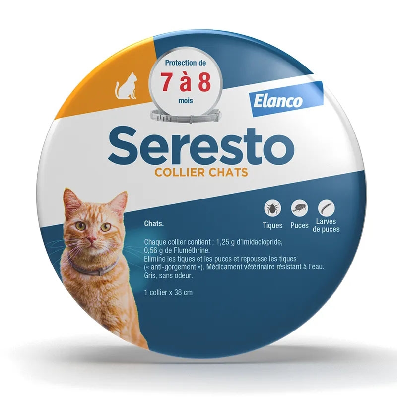Collar Seresto Antiparasitario Para Gatos 38 Cm