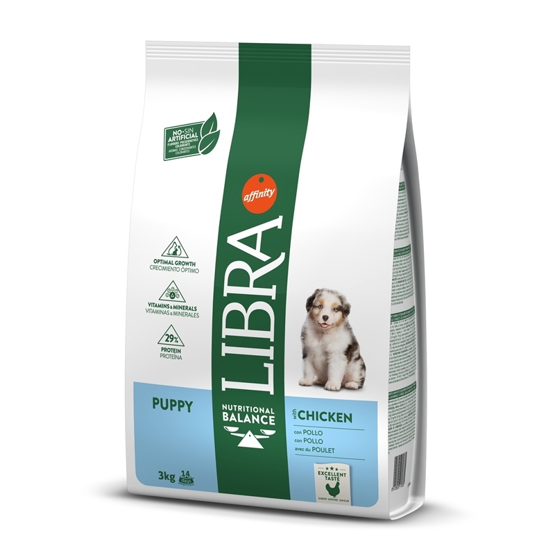 12 Kg Libra Puppy Pienso Para Cachorros Con Pollo