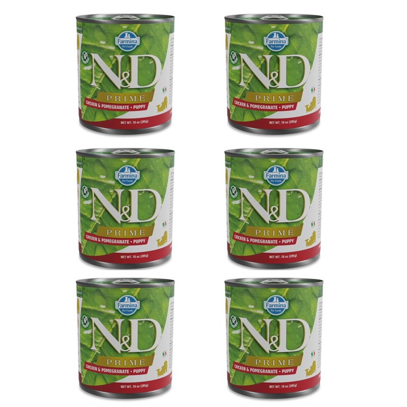 6x285Grs Farmina Nd Prime Puppy Comida Húmeda Para Cachorros Con Pollo 6x285grs