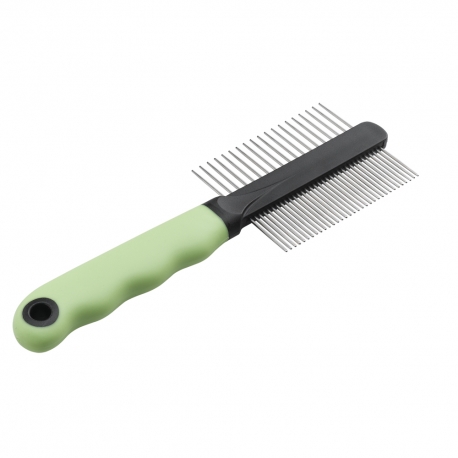 Peine Doble Gato Gro 5792 Comb W Handle Ferplast