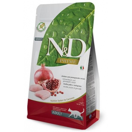 Farmina ND Cat Prime Grain free Poulet croquettes pour chats
