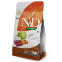 Farmina ND Cat Pumpkin Grain free Cerf croquettes pour chats