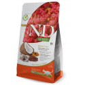 Farmina ND Cat Quinoa Grain free Skin Coat Hareng croquettes pour chats
