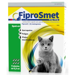 Fiprosmet pipetas antiparasitarias para Gatos y hurones