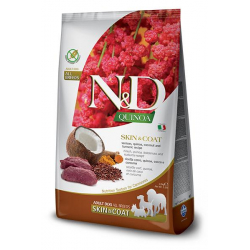 Farmina ND Dog Quinoa Grain free Skin Coat Venado pienso para perros