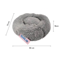 Cama Bold Donut Dolce Gris Para Perros y Gatos