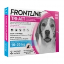 Pack Super Protection : Frontpro Comprimés Mâchables10-25kg + Frontline Tri-Act 3 Pipettes (10-20kg) taille moyenne