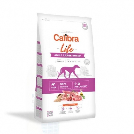 Calibra dog life adult large breed cordero pienso para perros