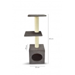 Rascador para Gatos Bold Cat Joy 30x30x92cm