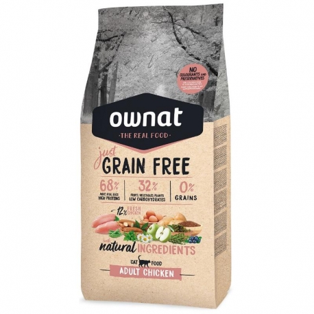 Ownat Just Grain Free-Adult poulet pour chat (1)