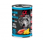 Alpha Spirit Pack de Latas para perros de Cerdo y Manzana