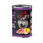 Alpha Spirit Pack de Latas para perros de Cordero y Pera