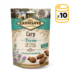 Carnilove Dog Snack Semihumedo sabor Carpa Tomillo