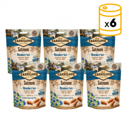 Carnilove Dog Snack Crunchy sabor Salmon Arandanos