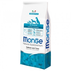 Monge Hypoallergenic Pienso para perros con Salmón y Atún