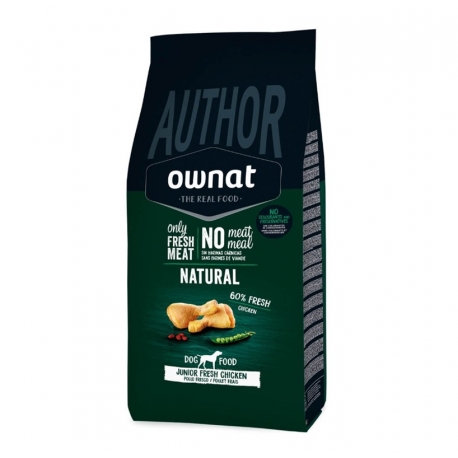 Ownat Author Junior Pienso para Cachorros con Pollo Fresco