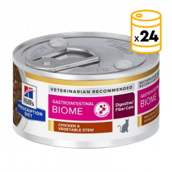 Hills Prescription Diet Gastroinstestinal Biome lata para gatos de pollo estofado y verduras