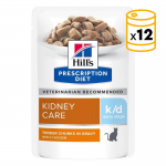 Pack Enveloppes Hill's Prescription Diet k/d Early Stage Soin Rénal pour Chats