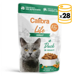 Calibra Gato Adulto Pouch con Pato en Salsa