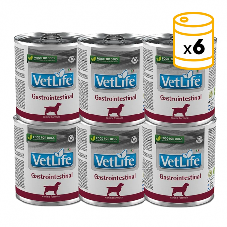Farmina vet life dog gastrointestinal caja 6x300gr dieta húmeda para perros