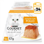 Gourmet Revelations Mousse Pollo Comida Humeda Para Gato 24x57g