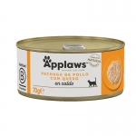 Applaws Latas de Comida Húmeda en Caldo para Gatos con Pollo y Queso