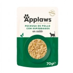 Applaws Sobres de Comida Húmeda en Caldo para Gatos con Pollo y Espárragos