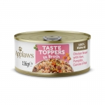 Applaws Taste Toppers Latas en Caldo para Perros con Pollo, Jamón y Verduras