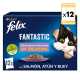 Felix Fantastic Pack Multipack Nourriture Humide pour Chats en Gelée Sélections Favorites