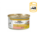 Gourmet Gold-Morceaux en sauce au Saumon et Poulet 85gr. (1)