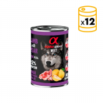 Alpha Spirit Pack de Latas para perros de Cordero y Pera