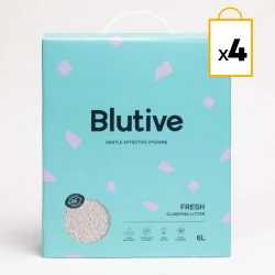 Litière agglomérante Blutive® pour chats Aroma Fresh 6l