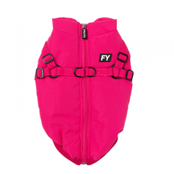 FuzzYard Chaqueta para Perros Color Magenta