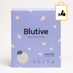 Litière agglomérante Blutive® pour chats Aroma Lavanda 6l