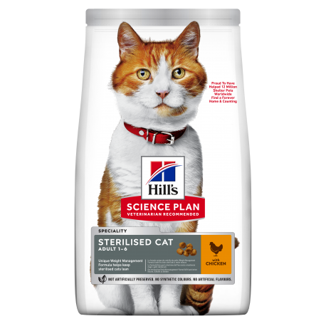 Hills-SP Feline Young Sterilised avec Poulet (1)