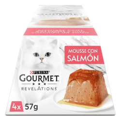 Gourmet Revelations Comida Húmeda en Mousse para Gatos con Salmón