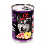 Alpha Spirit Pack de Latas para perros de Cordero y Pera