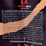 Pack Alpha Spirit de sticks de pavo para perros