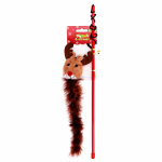 Pawise Caña Plumero Reno de Navidad Juguete para Gatos