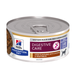Hills Prescription Diet i/d Low Fat lata para perros de pollo estofado y verduras