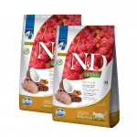 Farmina ND Cat Quinoa Grain free Skin Coat Caille croquettes pour chats