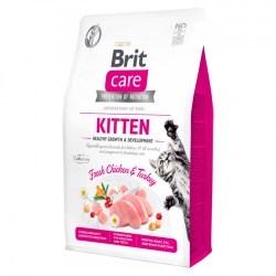 Brit care cat kitten healthy growth development pienso para gatos